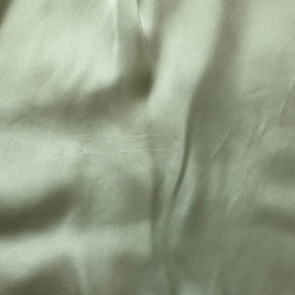 Zara Satin Long Sleeve Top (Medium) - Picture 6 of 6